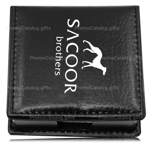 Leather Case With Note Cube