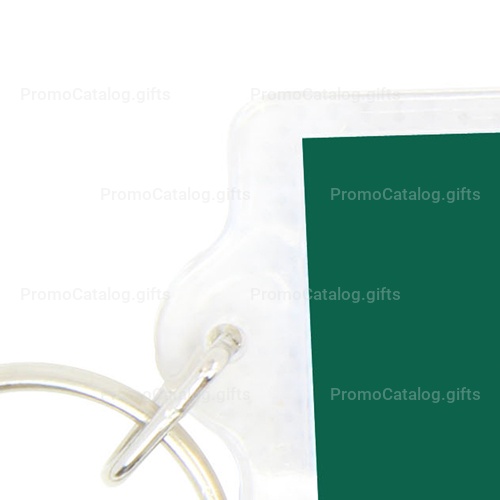 Fancy Rectangle Shaped Acrylic Keychain