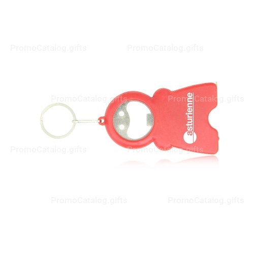 Smile Keychain Opener Light With Tape Measure