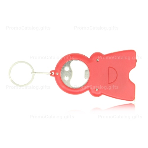 Smile Keychain Opener Light With Tape Measure