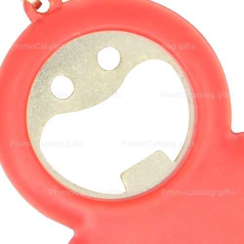 Smile Keychain Opener Light With Tape Measure