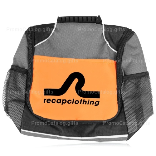 Reflective Lunch Bag with Side Pocket