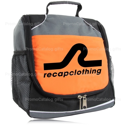 Reflective Lunch Bag with Side Pocket
