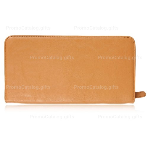 Calfskin Zip-Around Document Holder