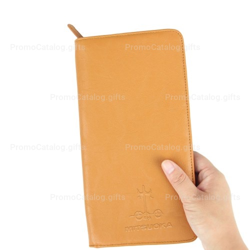 Calfskin Zip-Around Document Holder