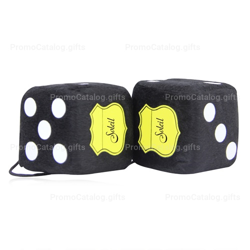 Fuzzy Rear View Mirror Dice