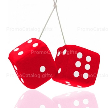 Fuzzy Rear View Mirror Dice