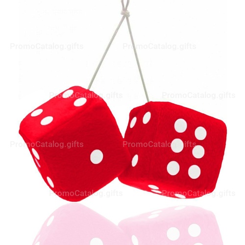 Fuzzy Rear View Mirror Dice
