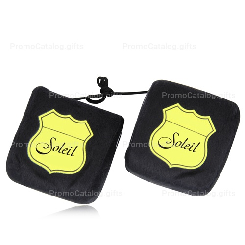 Fuzzy Rear View Mirror Dice