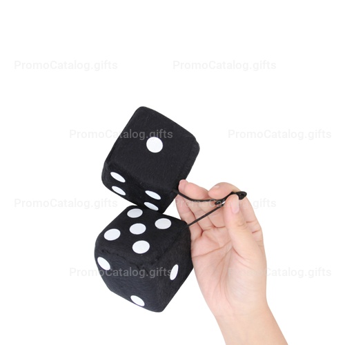 Fuzzy Rear View Mirror Dice
