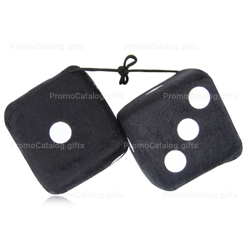 Fuzzy Rear View Mirror Dice