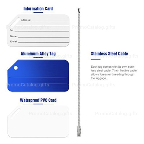 Ace Stainless Steel Luggage Tag