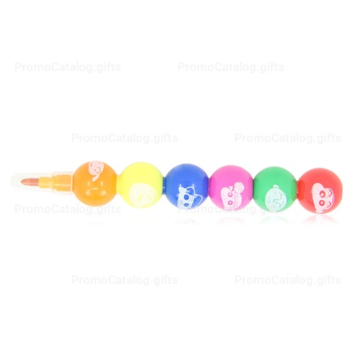 6 Candied Haws Color Crayon