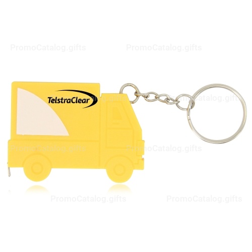 Truck Shape Measuring Tape Keychain