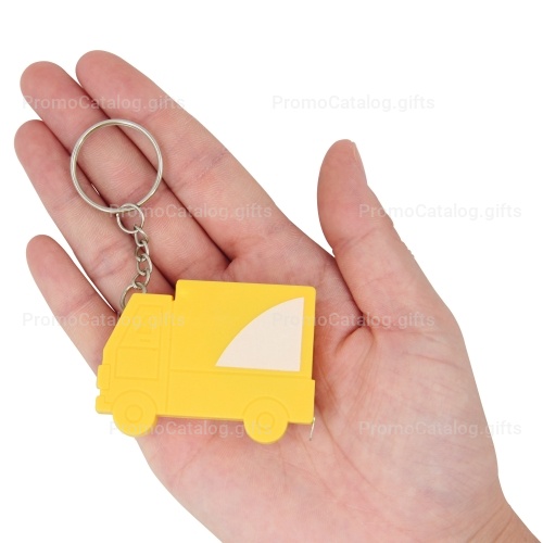 Truck Shape Measuring Tape Keychain