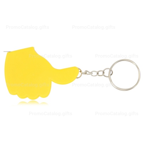 Thumbs Up Measuring Tape Key Ring