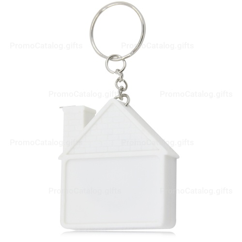 Funny House Measuring Tape Keychain