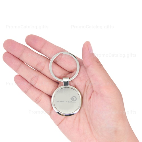 Circle EveryDay Metal Keychain