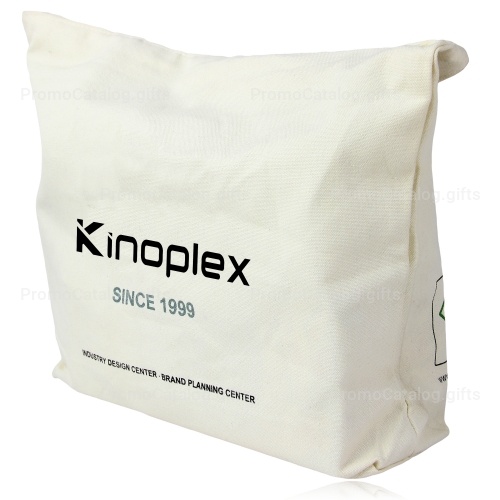 Zippered Closure Cotton Canvas Tote Bag