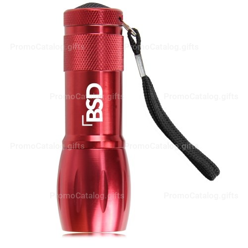 9-LED Flashlight With Wrist Strap