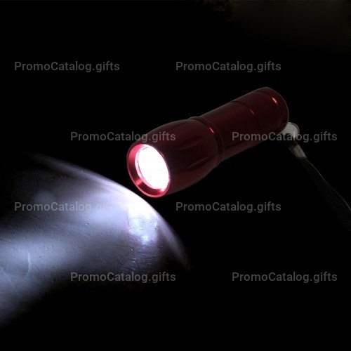 9-LED Flashlight With Wrist Strap