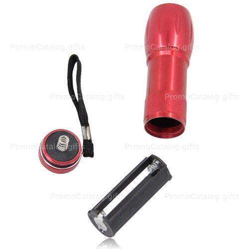 9-LED Flashlight With Wrist Strap