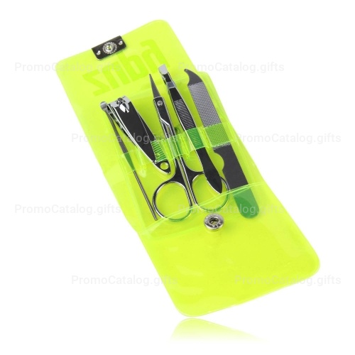 Manicure Set In Transparent Pouch