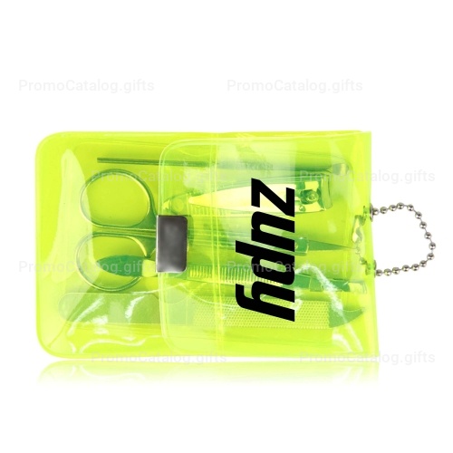Manicure Set In Transparent Pouch