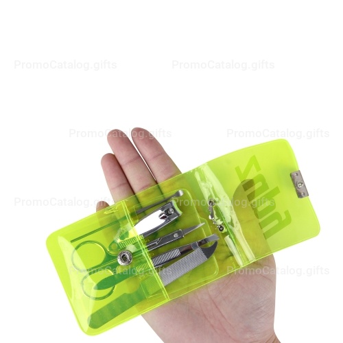Manicure Set In Transparent Pouch