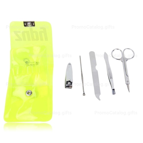 Manicure Set In Transparent Pouch