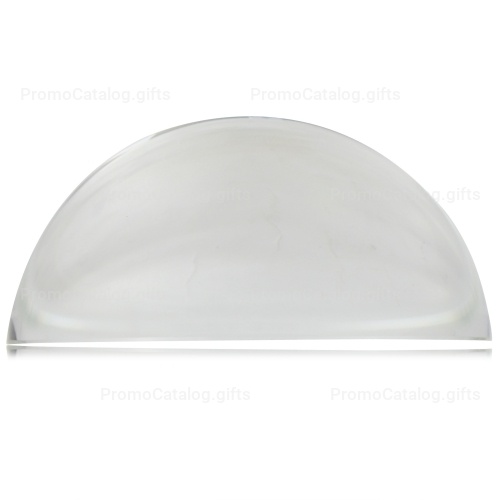 Crystal Hemisphere Paper Weight