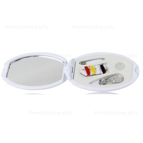 Travel Compact Sewing Kit With Mirror
