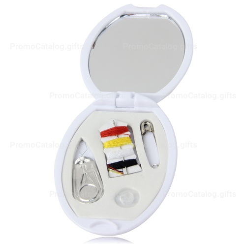 Travel Compact Sewing Kit With Mirror