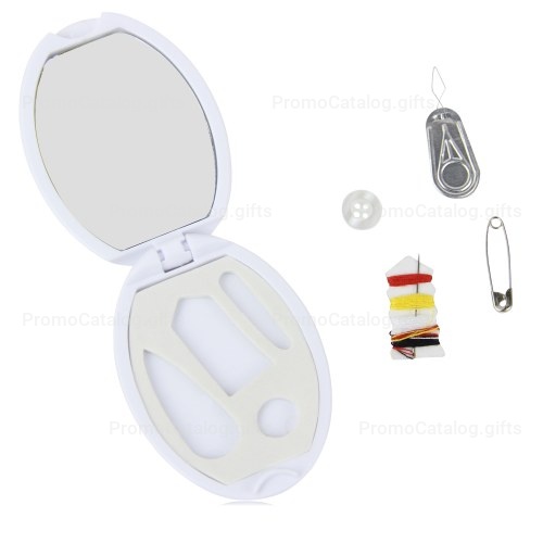 Travel Compact Sewing Kit With Mirror