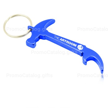 Aluminium Hammer Bottle Opener Keyring