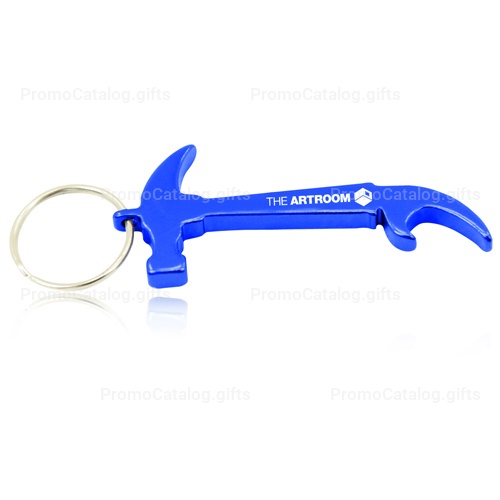Aluminium Hammer Bottle Opener Keyring