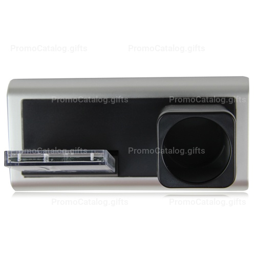 Colorful LED Desk Clock Pen Holder