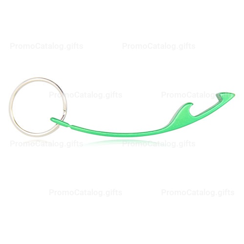 Curved Bottle Opener Keychain