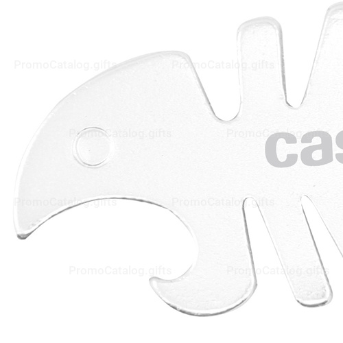 Fish Bone Bottle Opener Keychain
