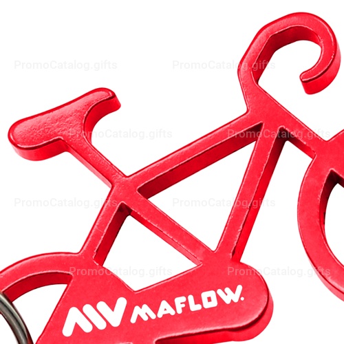 Bicycle Keyring With Bottle Opener