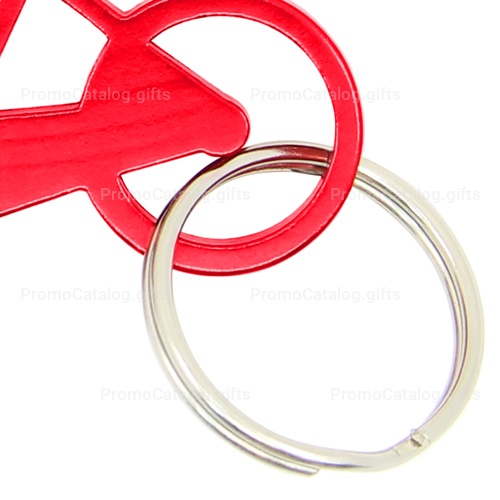 Bicycle Keyring With Bottle Opener