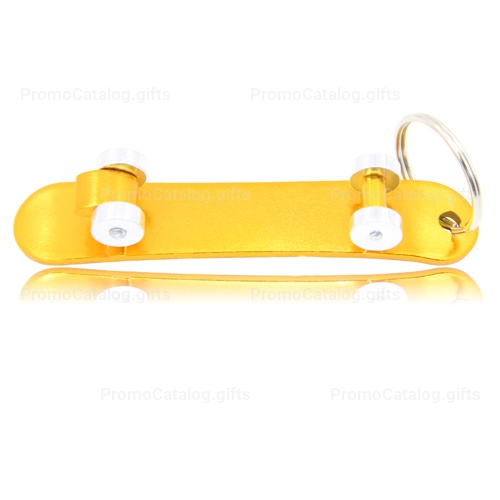 Skateboard Design Bottle Opener Keychain