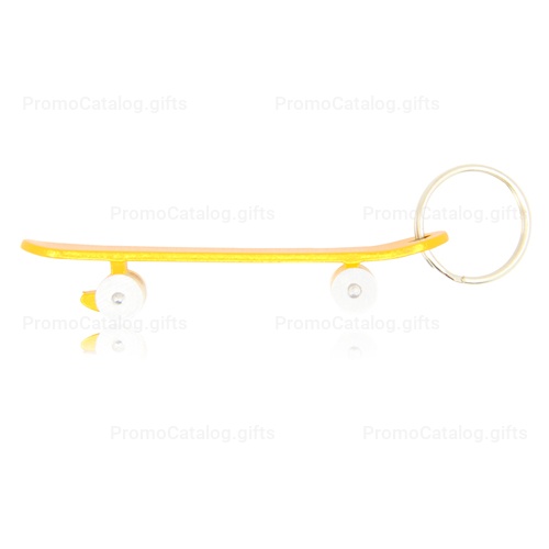 Skateboard Design Bottle Opener Keychain