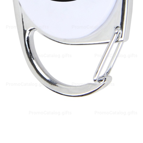 Carabiner Retractable Badge Holder With Clip
