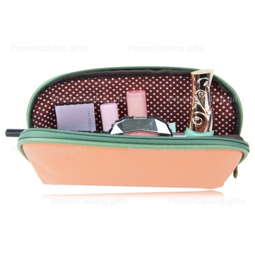 Fashion Soft Leather Cosmetic Bag