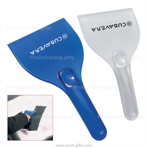 Curved Ice Scraper With Thumb Grip
